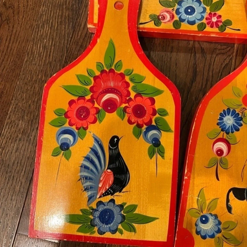 Khokhloma 3 piece cutting‎ board set